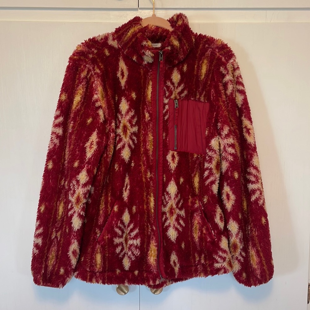 Faux Fur Zip Up